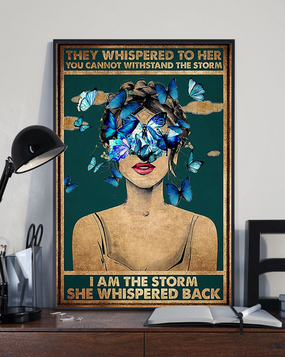Butterfly Girl Canvas Prints They Whispered To Her Vintage Wall Art Gifts Vintage Home Wall Decor Canvas - Mostsuit