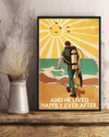 Scuba Diving Canvas Prints And He Lived Happily Ever After Vintage Wall Art Gifts Vintage Home Wall Decor Canvas - Mostsuit