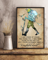 Hiking Girl Poster I Think To Myself What A Wonderful World Vintage Room Home Decor Wall Art Gifts Idea - Mostsuit