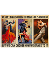 Retro Romantic Couple Dancing Canvas Prints We Can Choose How We Dance Wall Art Gifts Vintage Home Wall Decor Canvas - Mostsuit