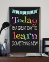 Today Is A Great Day Classroom Teacher Poster Vintage Room Home Decor Wall Art Gifts Idea - Mostsuit