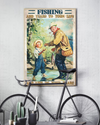 Fishing Add Years To Your Life Poster Grandpa And Grandson Vintage Room Home Decor Wall Art Gifts Idea - Mostsuit