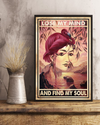 Flamingo Girl Poster Lose My Mind And Find My Soul Vintage Room Home Decor Wall Art Gifts Idea - Mostsuit