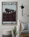 Wolf Loves Poster Into Forest I Go Lose My Mind Vintage Room Home Decor Wall Art Gifts Idea - Mostsuit