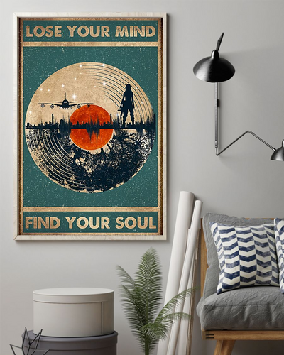 Veteran Poster Lose Your Mind Find Your Soul Vintage Room Home Decor Wall Art Gifts Idea - Mostsuit