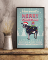 Goat Poster Have Yourself A Merry Christmas Vintage Room Home Decor Wall Art Gifts Idea - Mostsuit