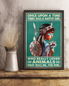 Native American Girl Loved Animals Canvas Prints Vintage Wall Art Gifts Vintage Home Wall Decor Canvas - Mostsuit