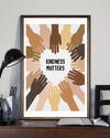 Kindness Matters Equality Civil Rights Poster Room Home Decor Wall Art Gifts Idea - Mostsuit Support Black Lives Matter