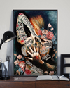 Floral Tattooed Girl Kind Strong Successful Smart Poster Vintage Room Home Decor Wall Art Gifts Idea - Mostsuit