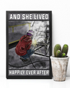 Welder Poster and She Lived Happily Ever After Vintage Room Home Decor Wall Art Gifts Idea - Mostsuit