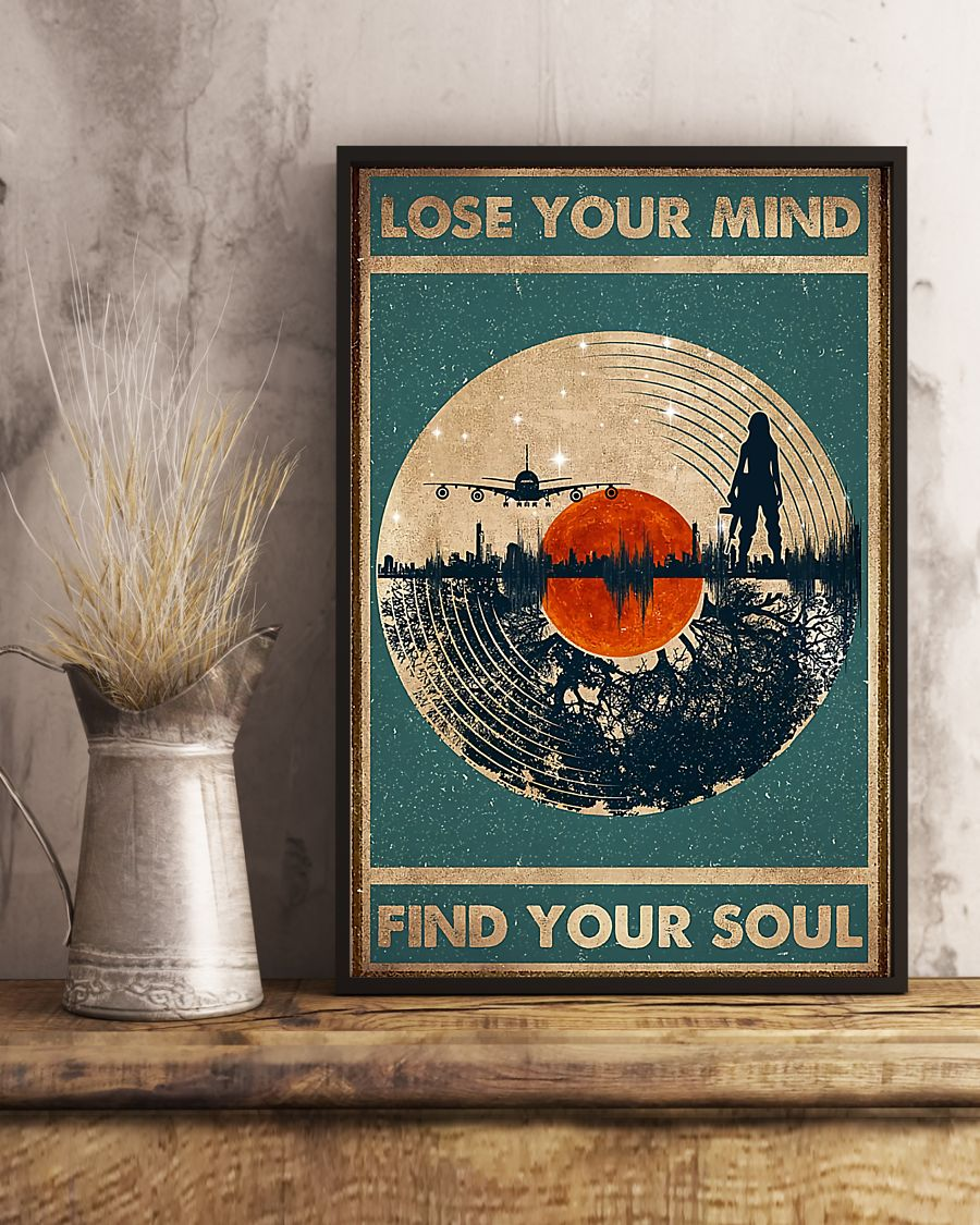 Veteran Canvas Prints Lose Your Mind Find Your Soul Vintage Wall Art Gifts Vintage Home Wall Decor Canvas - Mostsuit