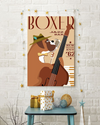 Boxer Jazz Bar Dog Loves Poster Vintage Room Home Decor Wall Art Gifts Idea - Mostsuit