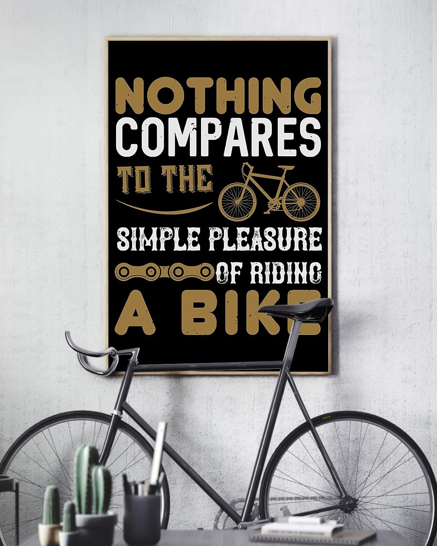 Cycling Canvas Prints Nothing Compares To The Simple Pleasure Of Vintage Wall Art Gifts Vintage Home Wall Decor Canvas - Mostsuit