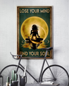 Yoga Girl Poster Lose Your Mind Find Your Soul Vintage Room Home Decor Wall Art Gifts Idea - Mostsuit