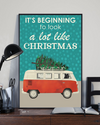 Cat It's Beginning To Look A Lot Like Christmas Poster Vintage Room Home Decor Wall Art Gifts Idea - Mostsuit