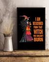 Witch Poster I Am Descended From That Witch Couldn't Burn Me Vintage Room Home Decor Wall Art Gifts Idea - Mostsuit