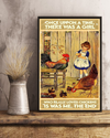 Chickens Loves Canvas Prints Once Upon A Time There Was A Girl Vintage Wall Art Gifts Vintage Home Wall Decor Canvas - Mostsuit