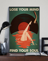 Music Vinyl Record Canvas Prints Lose Your Mind Find Your Soul Vintage Wall Art Gifts Vintage Home Wall Decor Canvas - Mostsuit