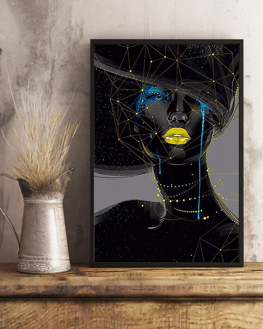 Diamond Queen Black Girl Canvas Prints Vintage Wall Art Gifts Vintage Home Wall Decor Canvas - Mostsuit