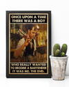 Bartender Poster There Was A Boy Who Wanted To Become A Bartender Vintage Room Home Decor Wall Art Gifts Idea - Mostsuit