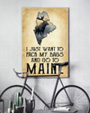 Maine Poster I Just Want To Pack My Bags And Go To Maine Vintage Room Home Decor Wall Art Gifts Idea - Mostsuit
