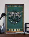 Dragonfly Poster Whisper Words Of Wisdom Let It Be Vintage Room Home Decor Wall Art Gifts Idea - Mostsuit