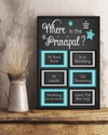 Where Is The Principal School Teacher Canvas Prints Vintage Wall Art Gifts Vintage Home Wall Decor Canvas - Mostsuit