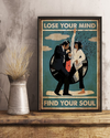 Couple Dancing Music Loves Poster Lose Your Mind Find Your Soul Vintage Room Home Decor Wall Art Gifts Idea - Mostsuit