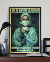 Nurse Canvas Prints She Is Clothed In Scrubs Nursing Vintage Wall Art Gifts Vintage Home Wall Decor Canvas - Mostsuit