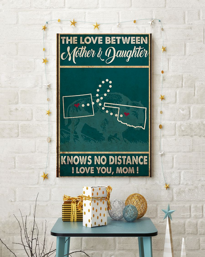 Oklahoma Colorado Poster The Love Mother And Daughter Vintage Room Home Decor Wall Art Gifts Idea - Mostsuit