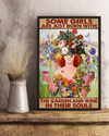 Gardening Girl Loves Wine Canvas Prints Some Garden And Wine In Their Souls Vintage Wall Art Gifts Vintage Home Wall Decor Canvas - Mostsuit
