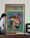 Mushroom Eat Me Poster Vintage Room Home Decor Wall Art Gifts Idea - Mostsuit