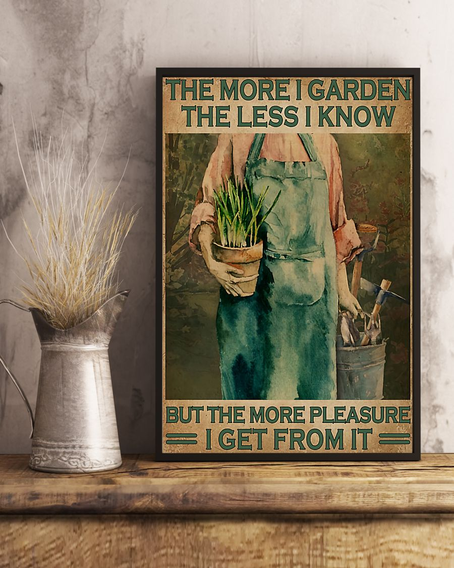 Gardener Garden Loves Poster I Get From It Vintage Gardening Room Home Decor Wall Art Gifts Idea - Mostsuit