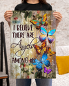 Butterfly I Believe There Are Angels Among Us Poster Vintage Room Home Decor Wall Art Gifts Idea - Mostsuit