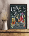 Craft Cocktails Poster Classic Cocktail Recipes For All Seasons Vintage Room Home Decor Wall Art Gifts Idea - Mostsuit