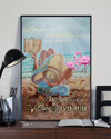 Flamingo Book Loves Poster And She Lived Happily Ever After Vintage Room Home Decor Wall Art Gifts Idea - Mostsuit