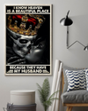 Skull Couple Husband Memorial Poster Heaven Is A Beautiful Place Vintage Room Home Decor Wall Art Gifts Idea - Mostsuit