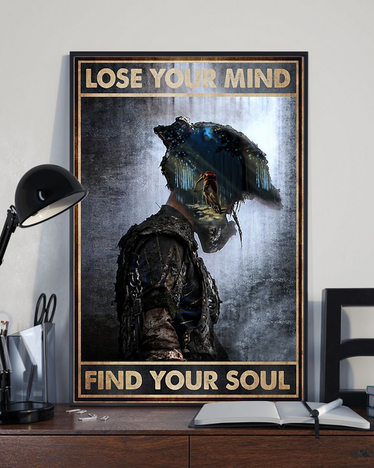Mountain Cycling Poster Lose Your Mind Find Your Soul Vintage Room Home Decor Wall Art Gifts Idea - Mostsuit