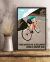 Cycling Canvas Prints The Road Is Calling And I Must Go Vintage Wall Art Gifts Vintage Home Wall Decor Canvas - Mostsuit