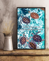 Turtle Poster Into The Ocean I Go To Lose My Mind And Find My Soul Vintage Room Home Decor Wall Art Gifts Idea - Mostsuit