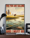 Fishing Canvas Prints The Fish Are Calling And I Must Go Vintage Wall Art Gifts Vintage Home Wall Decor Canvas - Mostsuit