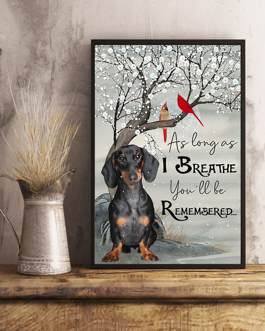 Dachshund Canvas - Gifts for Dog Lover | Puppies Home Room Wall Art - MostSuit