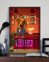 Dachshund Bartender Canvas - Gifts for Dog Lover | Puppies Home Room Wall Art - MostSuit